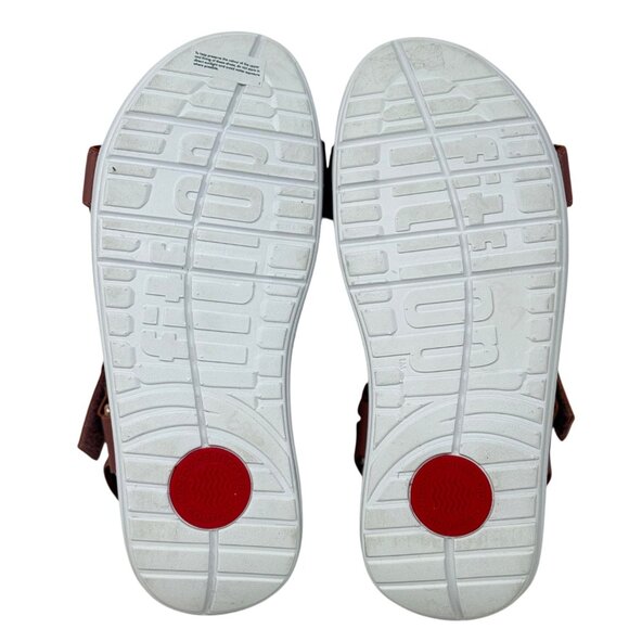 Fitflop Womens Loosh Dusty‎ Rose Pink Mauve Strappy Leather Sandals US 10 - Picture 10 of 13